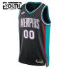 Dres Memphis Grizzlies Prilagođeni Nike 2025-26 Classic Edition Crno Swingman - Dječji